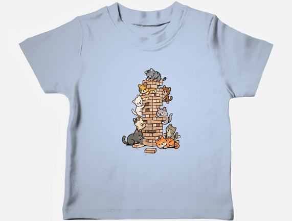 Cat Jenga Tower