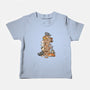 Cat Jenga Tower-Baby-Basic-Tee-GoshWow