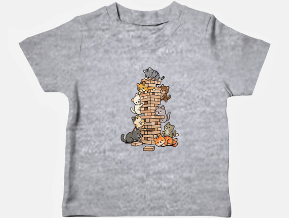 Cat Jenga Tower
