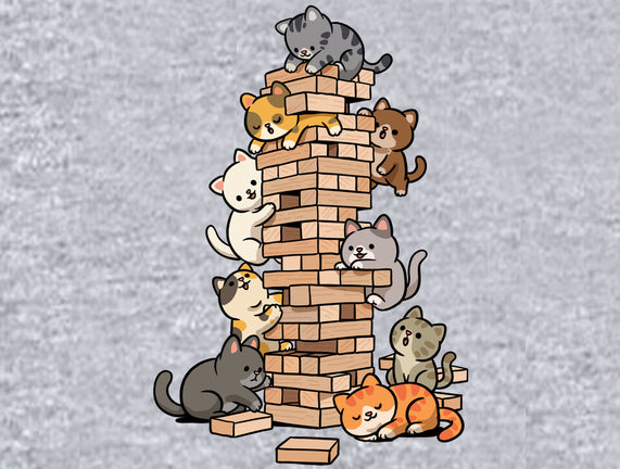 Cat Jenga Tower