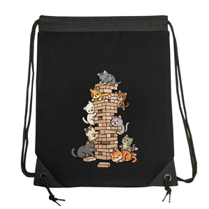 Cat Jenga Tower