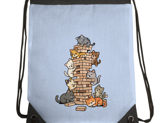 Cat Jenga Tower
