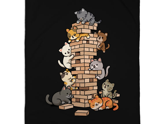 Cat Jenga Tower