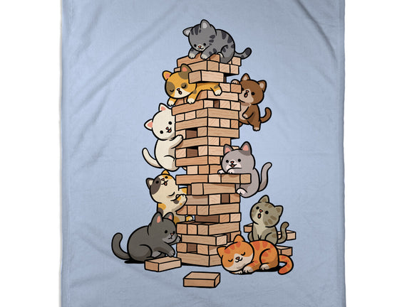 Cat Jenga Tower