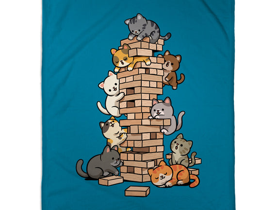 Cat Jenga Tower
