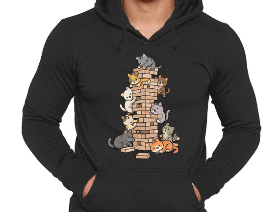 Cat Jenga Tower