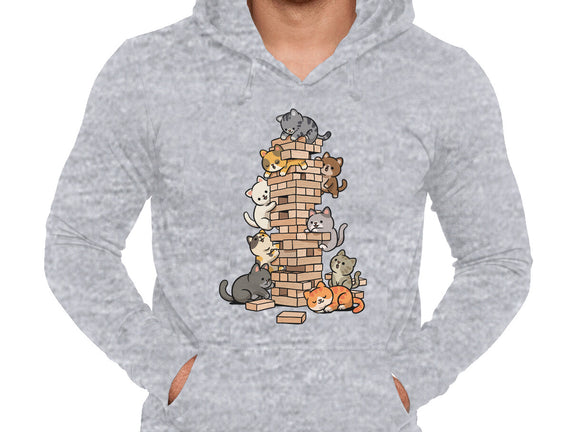 Cat Jenga Tower