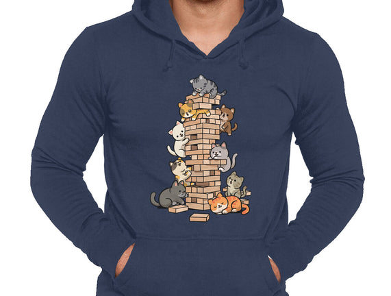 Cat Jenga Tower