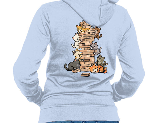 Cat Jenga Tower