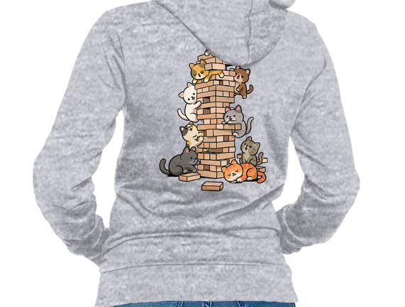Cat Jenga Tower