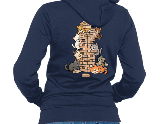 Cat Jenga Tower