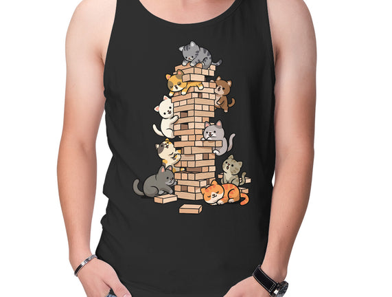 Cat Jenga Tower
