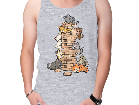 Cat Jenga Tower