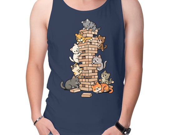 Cat Jenga Tower
