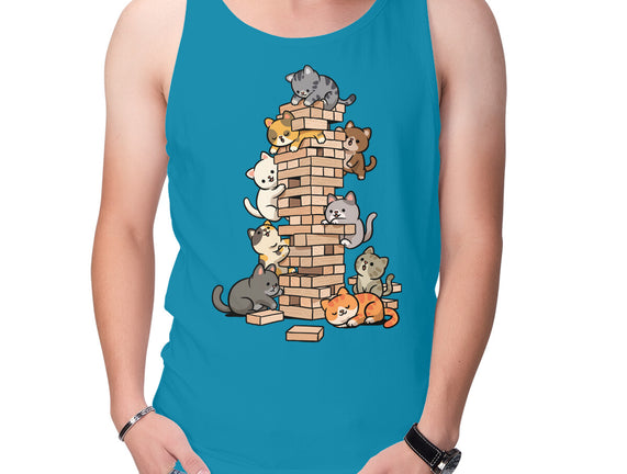 Cat Jenga Tower