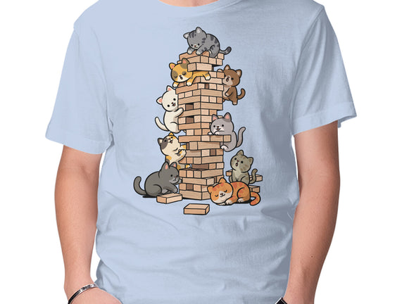 Cat Jenga Tower