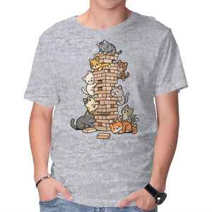 Cat Jenga Tower