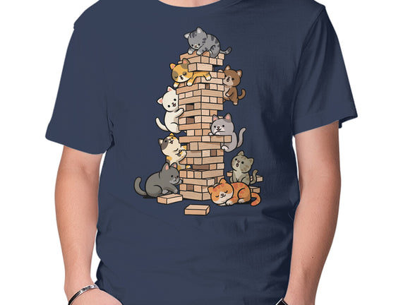 Cat Jenga Tower