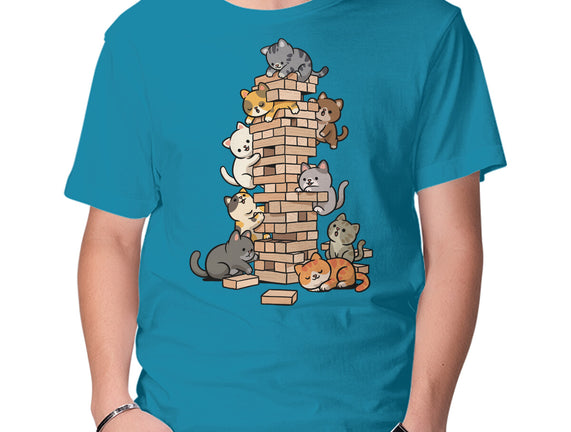 Cat Jenga Tower