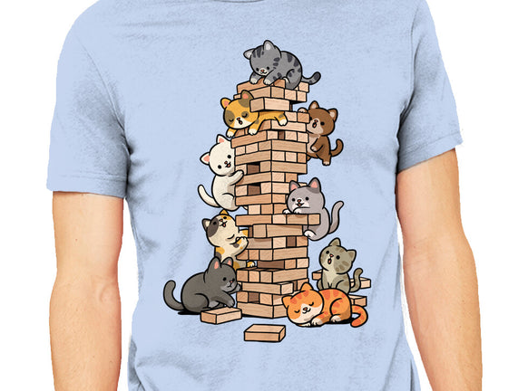 Cat Jenga Tower