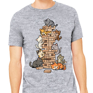 Cat Jenga Tower
