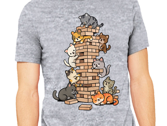 Cat Jenga Tower