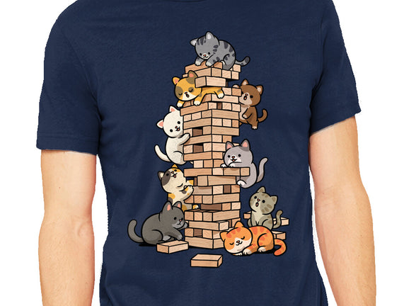 Cat Jenga Tower