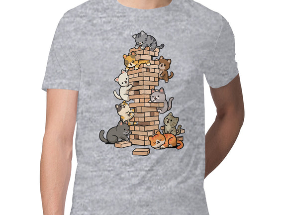 Cat Jenga Tower