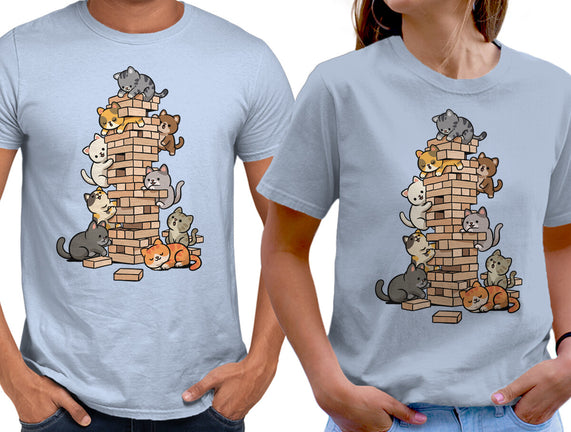 Cat Jenga Tower
