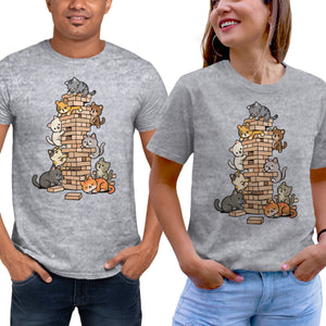 Cat Jenga Tower
