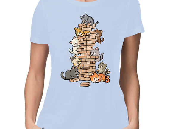 Cat Jenga Tower