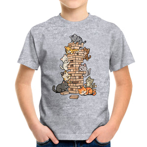 Cat Jenga Tower