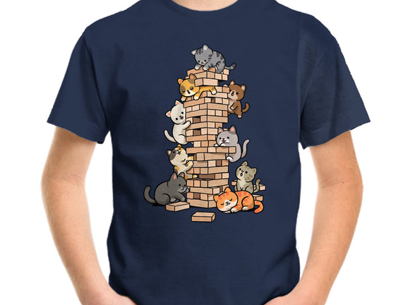 Cat Jenga Tower