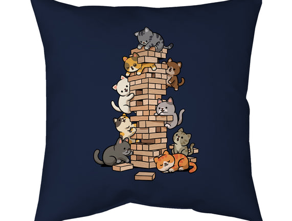 Cat Jenga Tower
