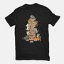 Cat Jenga Tower-Mens-Premium-Tee-GoshWow