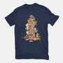 Cat Jenga Tower-Mens-Premium-Tee-GoshWow