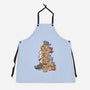Cat Jenga Tower-Unisex-Kitchen-Apron-GoshWow