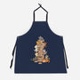 Cat Jenga Tower-Unisex-Kitchen-Apron-GoshWow