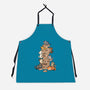 Cat Jenga Tower-Unisex-Kitchen-Apron-GoshWow