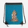 Cat Jenga Tower-None-Drawstring-Bag-GoshWow