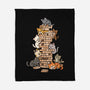 Cat Jenga Tower-None-Fleece-Blanket-GoshWow