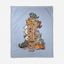 Cat Jenga Tower-None-Fleece-Blanket-GoshWow