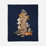 Cat Jenga Tower-None-Fleece-Blanket-GoshWow