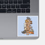 Cat Jenga Tower-None-Glossy-Sticker-GoshWow