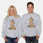 Cat Jenga Tower-Unisex-Crew Neck-Sweatshirt-GoshWow