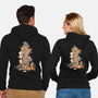 Cat Jenga Tower-Unisex-Zip-Up-Sweatshirt-GoshWow