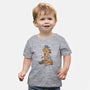 Cat Jenga Tower-Baby-Basic-Tee-GoshWow