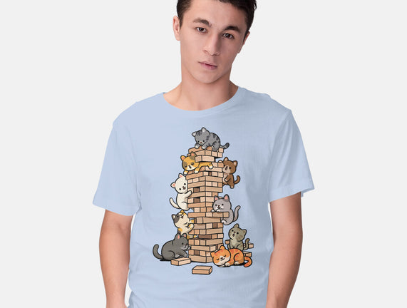 Cat Jenga Tower