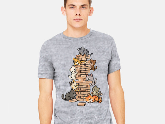 Cat Jenga Tower