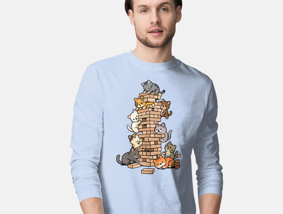 Cat Jenga Tower